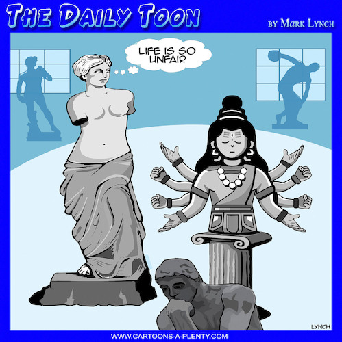 Cartoon: Venus (medium) by toons tagged museum,statues,venus,de,milo,arms,life,is,unfair,museum,statues,venus,de,milo,arms,life,is,unfair