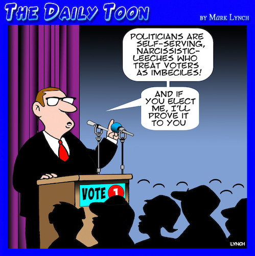 Cartoon: Voters (medium) by toons tagged corrupt,politicians,corrupt,politicians