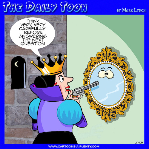 Cartoon: Witch queen (medium) by toons tagged mirror,on,the,wall,snow,white,poisonous,apple,mirror,on,the,wall,snow,white,poisonous,apple