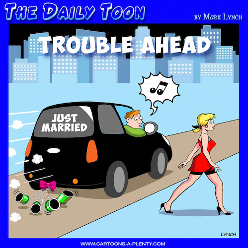 Cartoon: Wolf whistle (medium) by toons tagged just,married,car,lothario,whistling,at,girls,just,married,car,lothario,whistling,at,girls