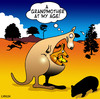 Cartoon: a grandmother (small) by toons tagged grandmother,mother,baby,kangaroo,australia,birthdays,outback,grandfather