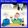 Cartoon: A Toast (small) by toons tagged toasting,health,after,dinner,toast,success
