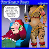 Cartoon: Amazon (small) by toons tagged warrior,princess,amazon,online,shopping