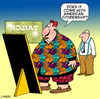 Cartoon: American citizenship (small) by toons tagged tailor clothes loud hawaiian shirts citizenship tourists bright