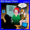 Cartoon: Back to the future (small) by toons tagged climate,change,deniers,global,warming,skeptics,caveman,the,future