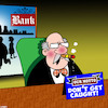 Cartoon: Banks (small) by toons tagged robbery,getting,caught,thieves,dishonest