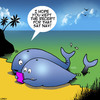 Cartoon: Beached whales (small) by toons tagged beached,whales,sat,nav,directions,receipts,direction,finder,animals,maps
