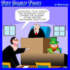 Cartoon: Blarney stone (small) by toons tagged leprechauns,court,room,lawyers,lies