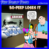 Cartoon: Bo Peep (small) by toons tagged little,bo,peep,fairy,tales,sheep,lamb,chops,mint,sauce