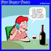 Cartoon: Book club (small) by toons tagged wine,lovers,labels,book,readers,clubs