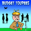 Cartoon: budget toupee (small) by toons tagged toupee,wig,birds,nest