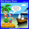 Cartoon: Castaway (small) by toons tagged desert,island,separation,custody,battles,rescue