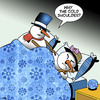 Cartoon: Cold shoulder (small) by toons tagged smowman,cold,shoulder,rejection,knock,back