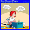 Cartoon: Cooking with wine (small) by toons tagged recipes,left,over,wine