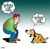 Cartoon: dog think (small) by toons tagged dogs,canine,philosophy,thought,bubble