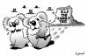 Cartoon: family tree (small) by toons tagged logging bears animals koalas environment ecology greenhouse gases pollution earth day 