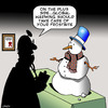 Cartoon: Frostbite (small) by toons tagged snowman,frostbite,doctors,diagnosis,global,warming