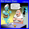 Cartoon: Genie in the lamp (small) by toons tagged scarlett,johannson,genie,in,lamp,magic,movie,acctress