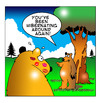 Cartoon: Hibernating around (small) by toons tagged bears,hibernation,sex,relationships,marriage,affairs,animals,lipstick,mistress