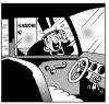 Cartoon: Houdinis car keys (small) by toons tagged locksmith houdini cars escapeoligist