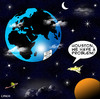 Cartoon: Houston (small) by toons tagged space,universe,shuttle,use,by,galaxy
