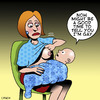 Cartoon: Im Gay (small) by toons tagged gay,homosexual,breast,feeding,babies,milk,breasts