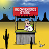 Cartoon: Inconvenience store (small) by toons tagged convenience,store,shops,shopping,sales