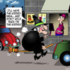 Cartoon: Kids meal (small) by toons tagged witches,fast,food,kids,meal,witch,on,broomstick,children