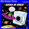 Cartoon: Lost socks (small) by toons tagged aliens,socks,black,hole,losing,in,wash