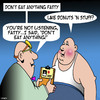 Cartoon: Obesity (small) by toons tagged fat,overweight,obese,unhealthy,fatty