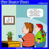 Cartoon: Old photos (small) by toons tagged staring,at,phones,family,photos,photo,album