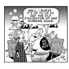 Cartoon: out there (small) by toons tagged war,nuclear,gay