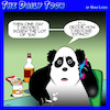 Cartoon: Panda (small) by toons tagged pandas,smoking,bad,habits