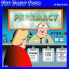 Cartoon: Pharmacy (small) by toons tagged medicine,drugs,pharma,chemist,staff,picks