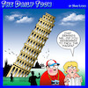 Cartoon: Pisa (small) by toons tagged viagra,tourists,italy,leaning,tower