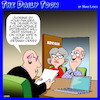 Cartoon: Retirement pension (small) by toons tagged pensioners,retitement,savings,pensions,getaway,carr