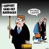 Cartoon: Same sex marriage (small) by toons tagged gay,marriage,same,sex,divorce,lawyer