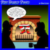 Cartoon: Santa pause (small) by toons tagged santa,down,the,chimney
