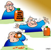 Cartoon: Shake well (small) by toons tagged shake,well,before,drinking,juice,orange,drinks,shaking,fruit,stupidity