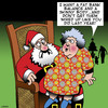 Cartoon: Skinny (small) by toons tagged christmas,obesity,skinny,santa,clause,gifts,money,bank,balance
