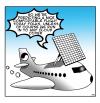 Cartoon: solar plane (small) by toons tagged solar,energy,renewable,energy,aircraft,flying,airlines