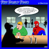 Cartoon: Spiderman (small) by toons tagged cocktails,spiderman