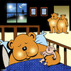 Cartoon: Teddys toy (small) by toons tagged teddy bears children toys sleeping fairy tales