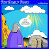 Cartoon: ten commandments (small) by toons tagged moses,new,messages