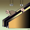 Cartoon: The meaning of life (small) by toons tagged birth,death,the,meaning,of,life,escalators,ageing,old,people,youth