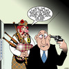 Cartoon: The Wee hours (small) by toons tagged bagpipes,elevators,suicide,break,downs