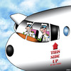 Cartoon: This side up (small) by toons tagged this,side,up,airline,pilot,handle,with,care,flying,passengers