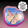 Cartoon: Trapped (small) by toons tagged foetus,pregnant,transgender,womb,babies,transexual,bisexual