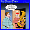 Cartoon: Tuba time (small) by toons tagged insomnia,tuba,player,noisy,neighbors