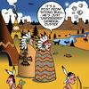 Cartoon: Unfriended (small) by toons tagged lttle big horn facebook unfriended status update sitting bull general custer
